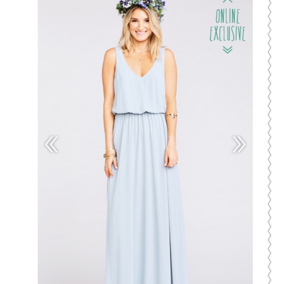 Show Me Your MuMu Dresses & Skirts - Show Me Your Mums Kendall Maxi Dress- Steel Blue